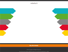 Tablet Screenshot of erbella.it